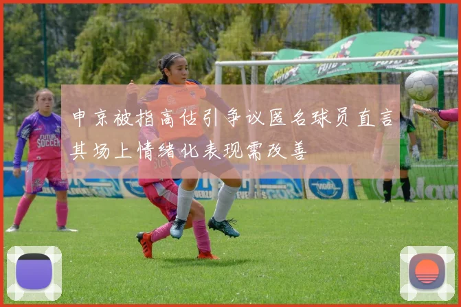 申京被指高估引争议匿名球员直言其场上情绪化表现需改善